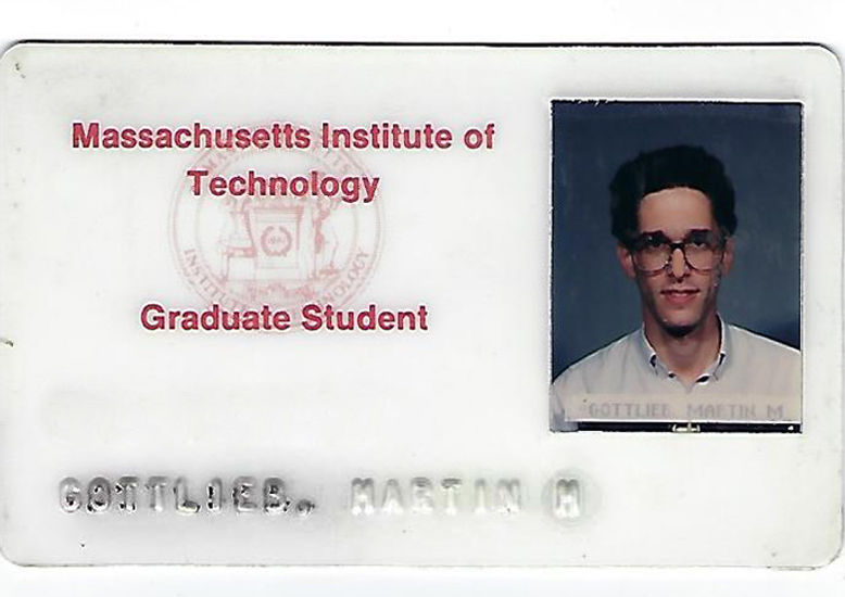Marty Gottlieb's MIT Graduate Student ID